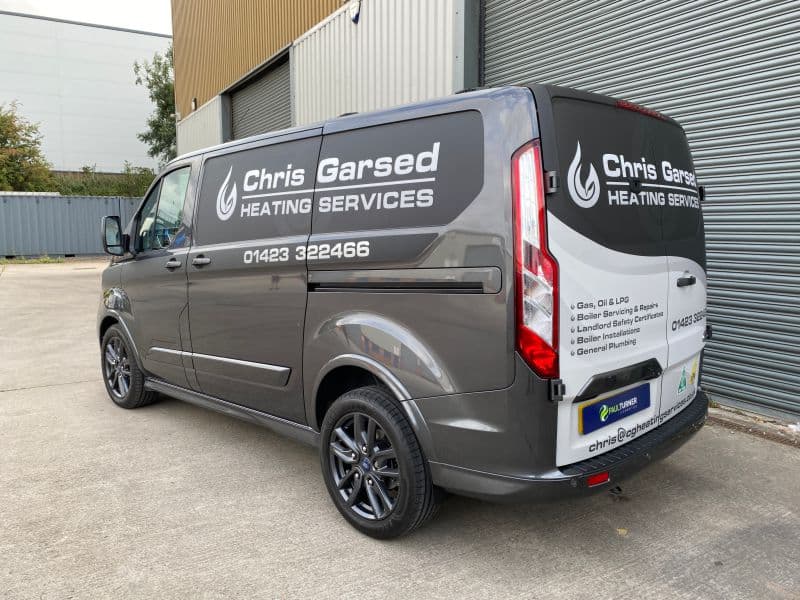 Van wrapping in Knaresborough - Yorkshire