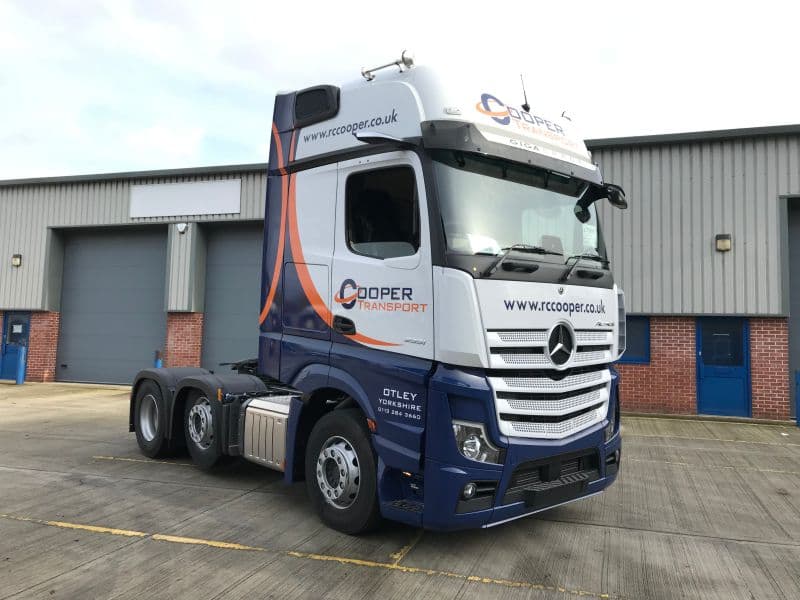 Truck wrapping in Otley