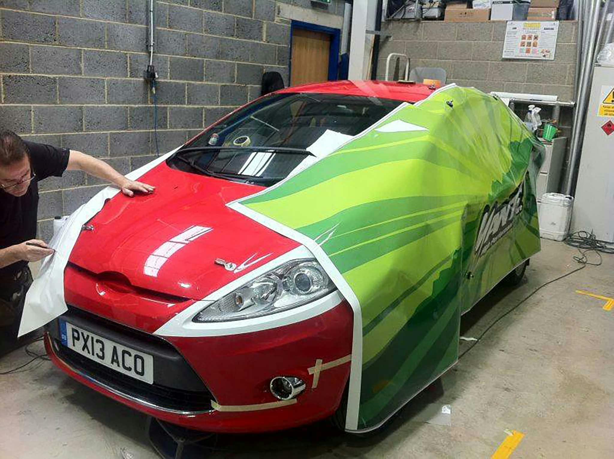 Motorsport wrapping in Leeds / West Yorkshire